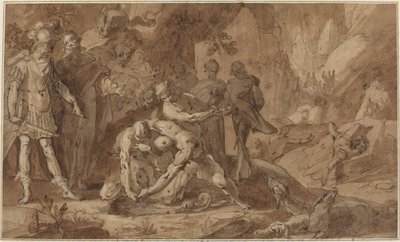 Odysseus und Teiresias von Gerrit Pietersz Sweelinck