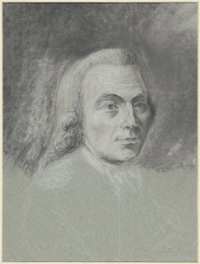 Selbstporträt von Gerrit Zegelaar, mit Perücke von Gerrit Zegelaar