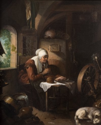 Gnade vor dem Essen von Gerrit Dou