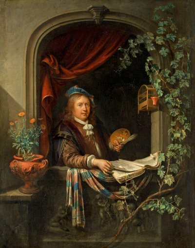 Selbstporträt von Gerrit Dou