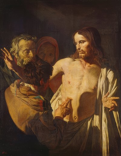 Der ungläubige Thomas von Gerrit van Honthorst