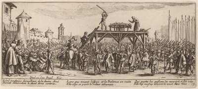Das Rad von Gerrit van Schagen after Jacques Callot
