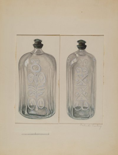 Likörflasche, ca. 1936 von Gertrude Lemberg