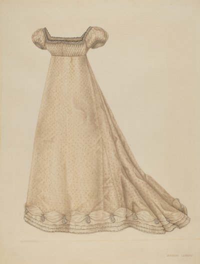 Hochzeitskleid, 1935-1942 von Gertrude Lemberg