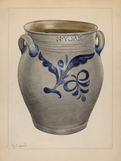 Krug, ca. 1937 von Giacinto Capelli