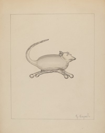 Maus, ca. 1937 von Giacinto Capelli