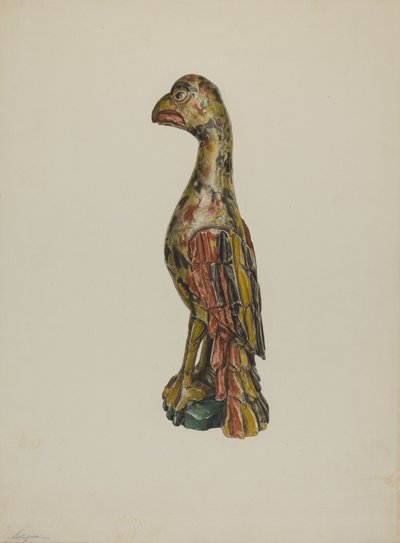 Pa. Deutscher Papagei, ca. 1939 von Giacinto Capelli