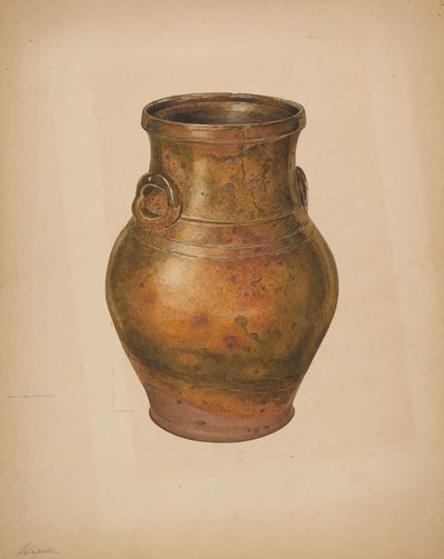 Vase, ca. 1938 von Giacinto Capelli