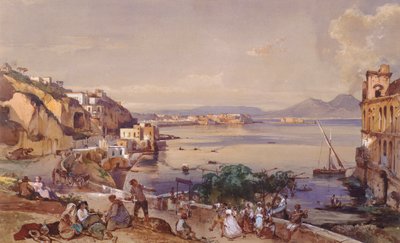 Posillipo-Straße, Neapel von Giacinto Gigante