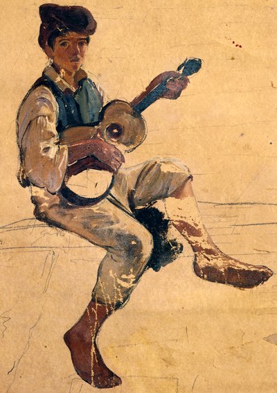 Der Gitarrenspieler von Giacinto Gigante