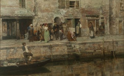 Reisende Musiker, ca. 1881-83 von Giacomo Favretto