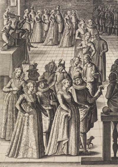 Le feste o balli..., ca. 1610 von Giacomo Franco