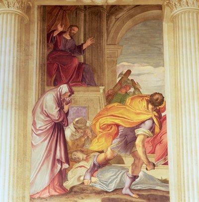 Mord an der Jungfrau von Giambattista (1526 78) Zelotti