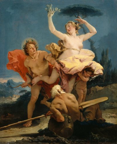 Apollo und Daphne, 1743-1745 von Giambattista Tiepolo