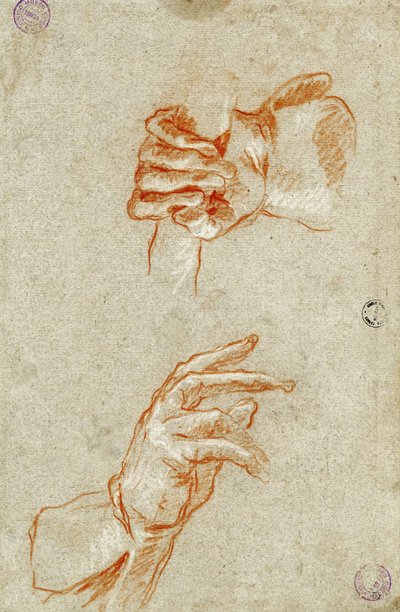 Studie von Händen von Giambattista Tiepolo