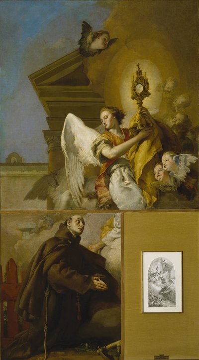 Die Vision des Heiligen Paschal Baylon, 1767-1769 von Giambattista Tiepolo