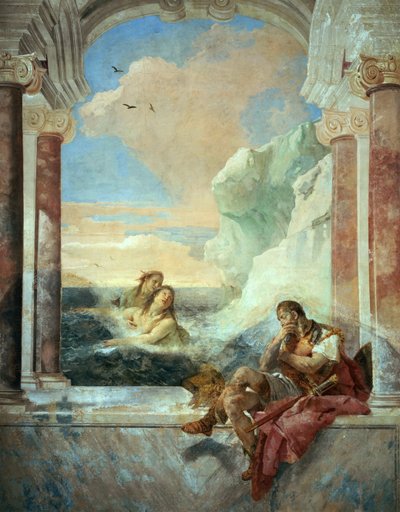 Thetis tröstet Achilles, 1757 von Giambattista Tiepolo