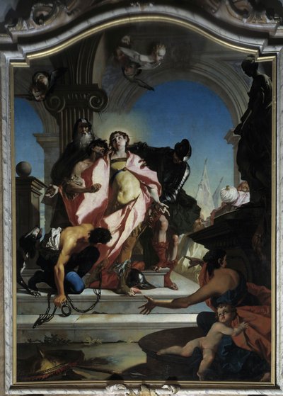 Gefangennahme des Heiligen Georg von Giambettino Cignaroli