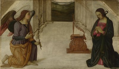 Die Verkündigung, Spätes 15. Jahrhundert von Giannicola di Paolo