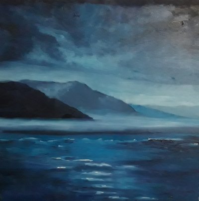 Meer bei Nacht von Giavoni Silvano