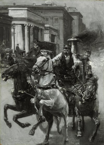 Eile zum Feuer, ca. 1900 von Gilbert Gaul