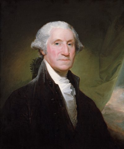 George Washington, begonnen 1795 von Gilbert Stuart