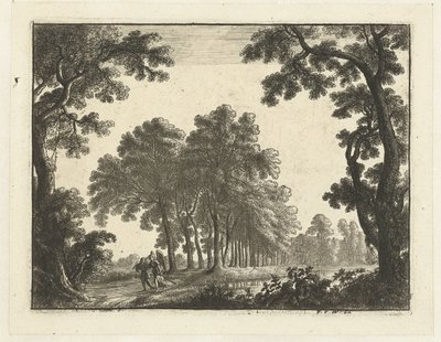 Landschaft mit Tobias und dem Engel von Gilles Neyts