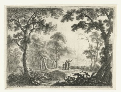 Landschaft mit der Vertreibung von Hagar von Gilles Neyts