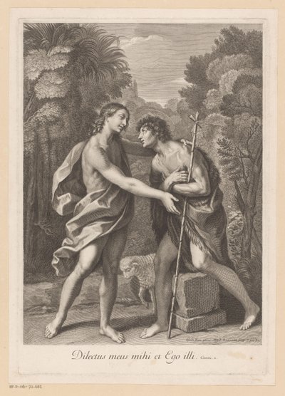 Christus und Johannes der Täufer von Gilles Rousselet