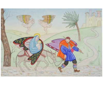 Flucht nach Ägypten, 2005 von Gillian Lawson