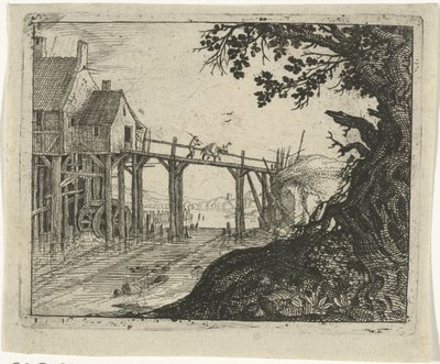 Landschaft mit einer Wassermühle von Gillis Peeters (I)