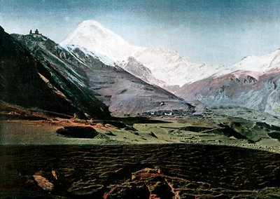 Berg Kasbek, Kaukasus von Gillot