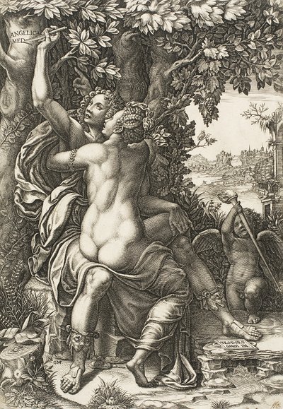 Angelica und Medoro von Giorgio Ghisi
