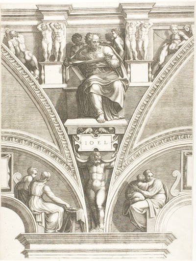 Der Prophet Joel von Giorgio Ghisi