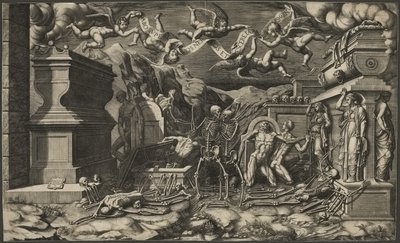 Die Vision von Ezechiel von Giorgio Ghisi