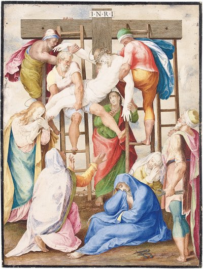 Die Kreuzabnahme von Giorgio Giulio Clovio