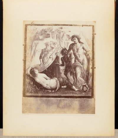 Bacchus und Ariadne Fresko Pompeji von Giorgio Sommer