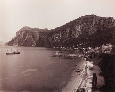 Panoramablick auf Capri von Giorgio Sommer