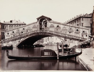 Die Rialtobrücke in Venedig von Giorgio Sommer