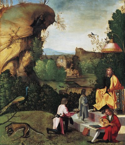 Saturn im Exil, Spätes 15. Jahrhundert von Giorgione da Castelfranco