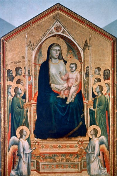Madonna und Kind auf dem Thron, ca. 1300-1303 von Giotto di Bondone
