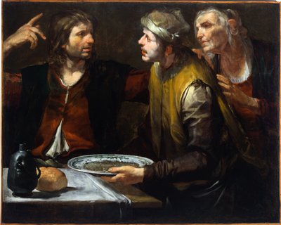 Esau verkauft sein Erstgeburtsrecht von Giovacchino Assereto