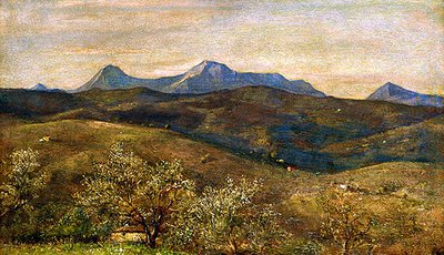 Ansicht in den Apenninen von Giovanni Costa