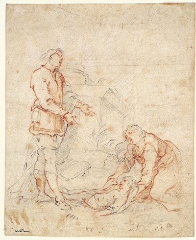 Biblische Szene von Giovanni Andrea Ferrari