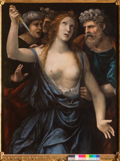 Tod der Lucretia von Giovanni Antonio Bazzi Sodoma