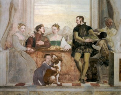 Villa Caldogno, Das Bankett von Giovanni Antonio Fasolo