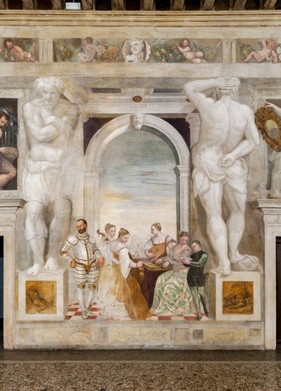 Das Konzert, Haupthalle, ca. 1570 von Giovanni Antonio Fasolo