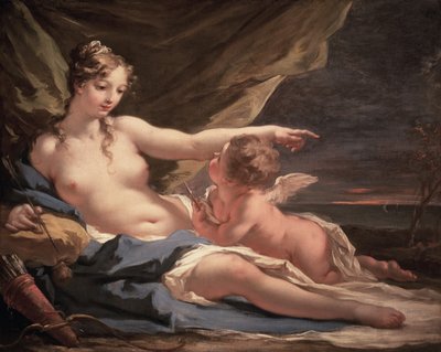 Venus und Amor von Giovanni Antonio Pellegrini