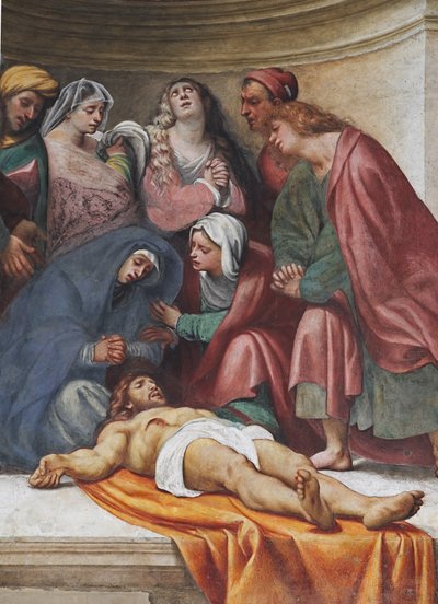 Kreuzabnahme (Detail) von Giovanni Antonio Pordenone
