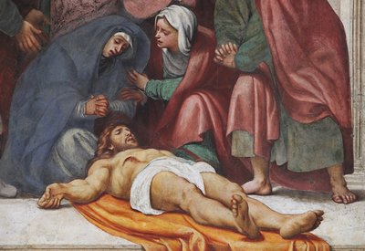 Kreuzabnahme (Detail) von Giovanni Antonio Pordenone